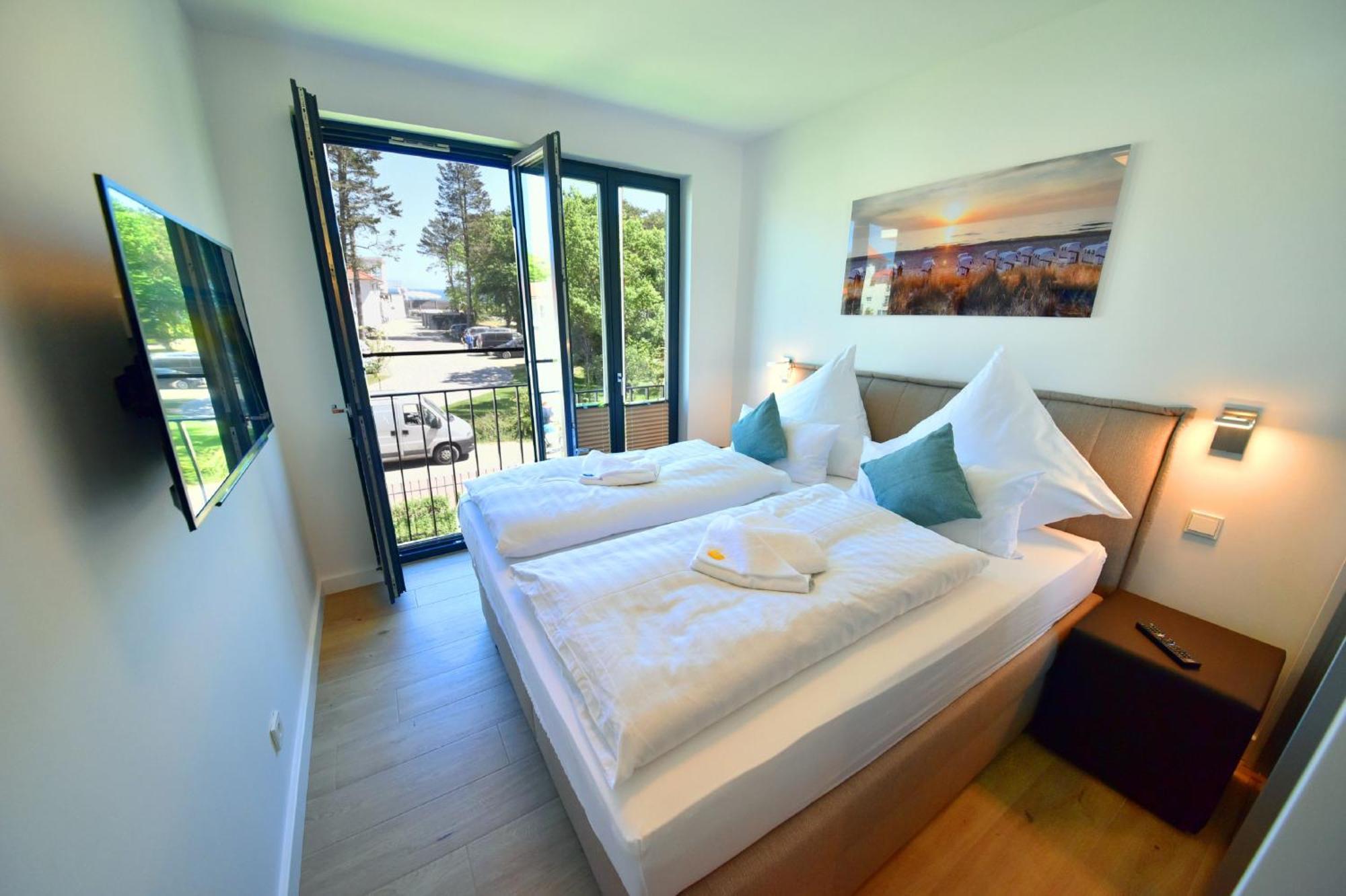 Ferienwohnung "Lachmoewe" In Der Villa Andrea Baabe Esterno foto